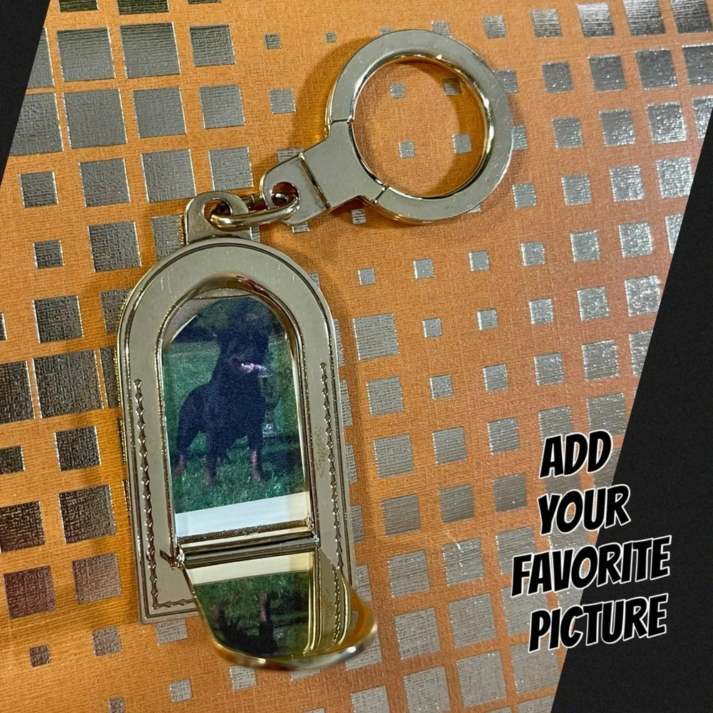 Louis Vuitton Porte-Cles Gold Luggage Tag or Bag Charm